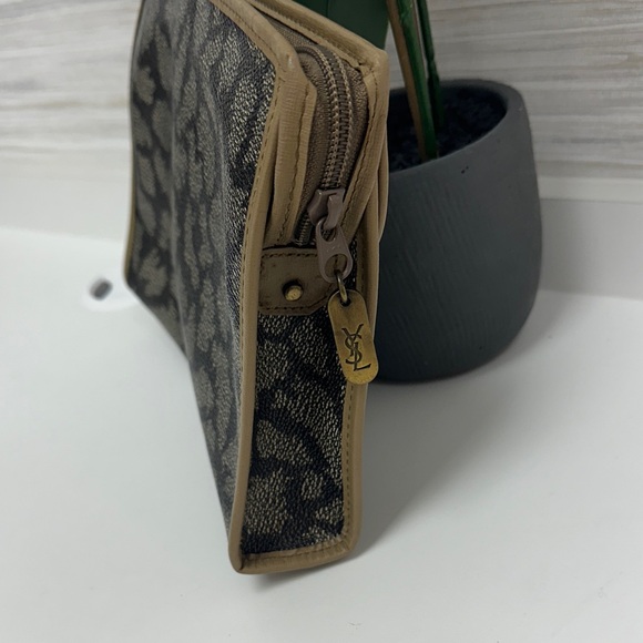 Yves Saint Laurent Black and Tan Clutch - Picture 5 of 13